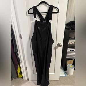 Wildfang Black Essential Overalls 2X